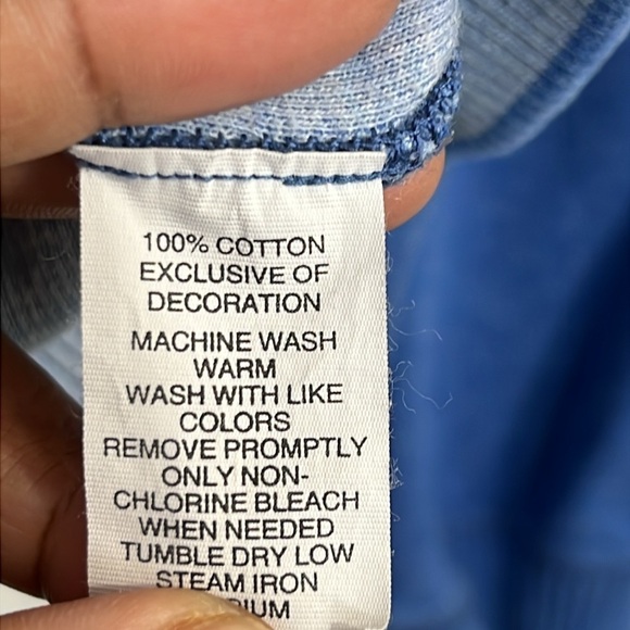 Cremieux Men’s Pullover Sweater 1/4 Zip - Size Medium Light Blue - Picture 5 of 7